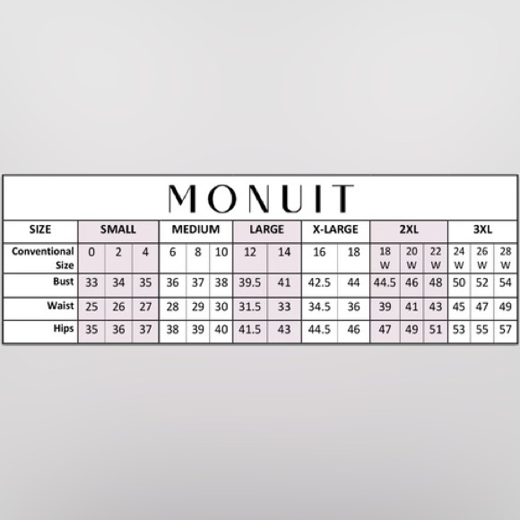 MONUIT MSRP $74 Patricia Jumpsuit Shade Cloud Nine Womens Size 2XL - Picture 8 of 12